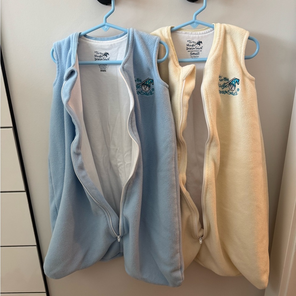 Set of 2 Baby Merlin's Magic Dream Microfleece Sleep Sacks — Small, 6-12 Months - Picture 4 of 4